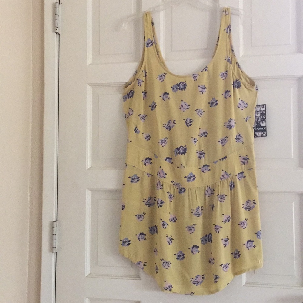 Hurley Yellow Summer Dress